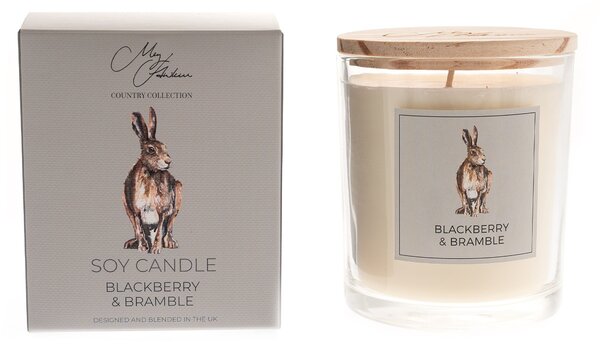 Blackberry & Bramble Hare Candle Natural