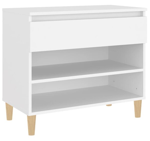 Shoe Cabinet White 70x36x60 cm Engineered Wood