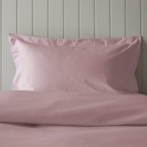 Soft & Cosy Luxury Brushed Cotton Oxford Pillowcase Pink