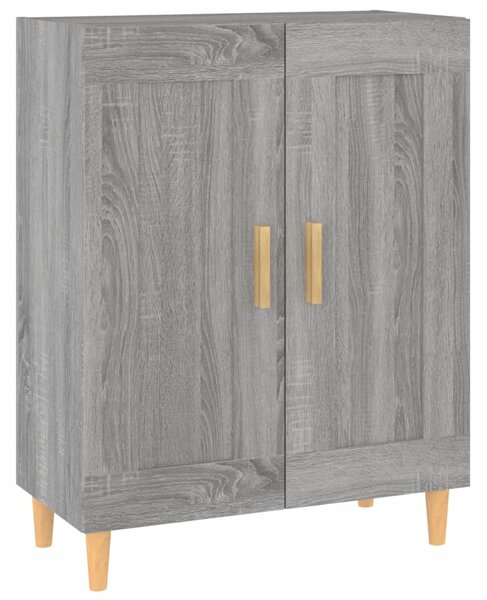 Sideboard Grey Sonoma 69.5x34x90 cm Engineered Wood