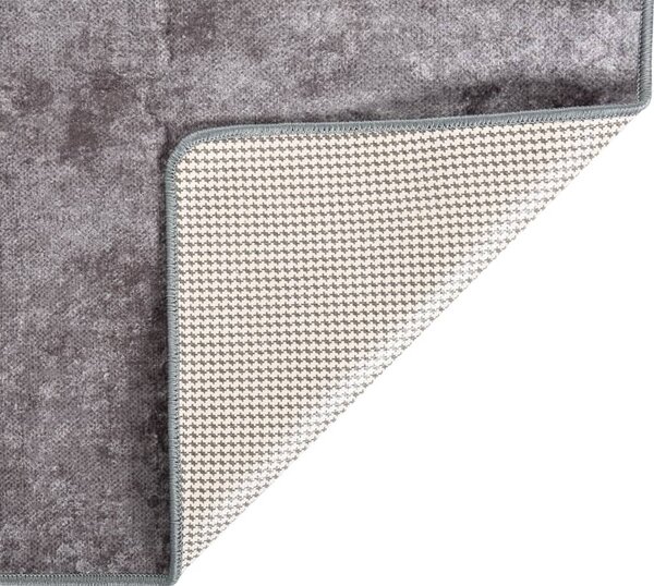 Rug Washable 120x180 cm Grey Anti Slip