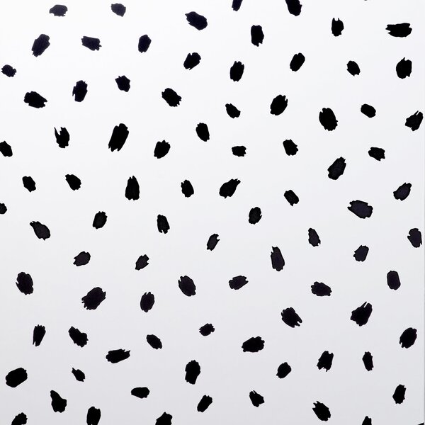 Spot Monochrome Wallpaper black