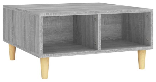 Coffee Table Grey Sonoma 60x60x30 cm Engineered Wood