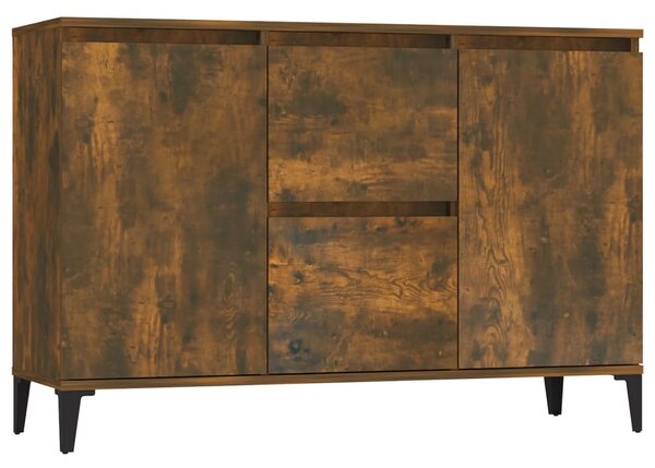 Sideboard Smoked Oak 104x35x70 cm Engineered Wood