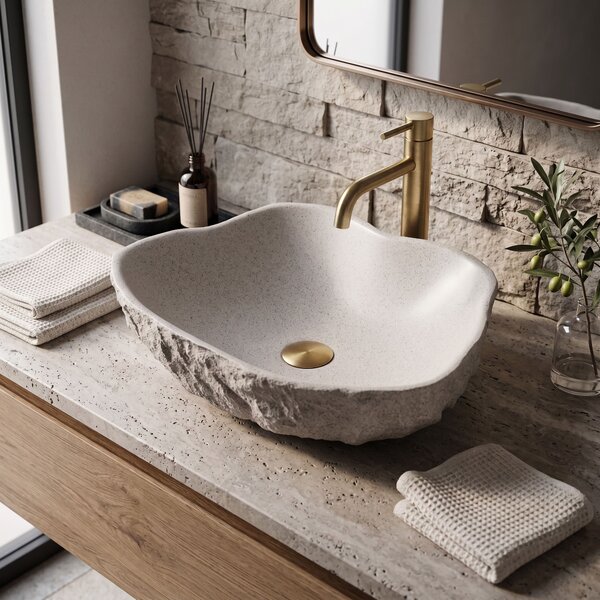 Countertop Basin Rea Isla Greige