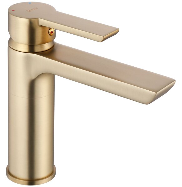 Bathroom faucet Rea Argus Gold Low