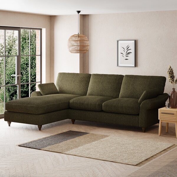 Salisbury Cosy Marl Left Hand Corner Sofa Cosy Marl Olive