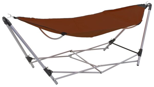 Hammock with Foldable Stand Brown