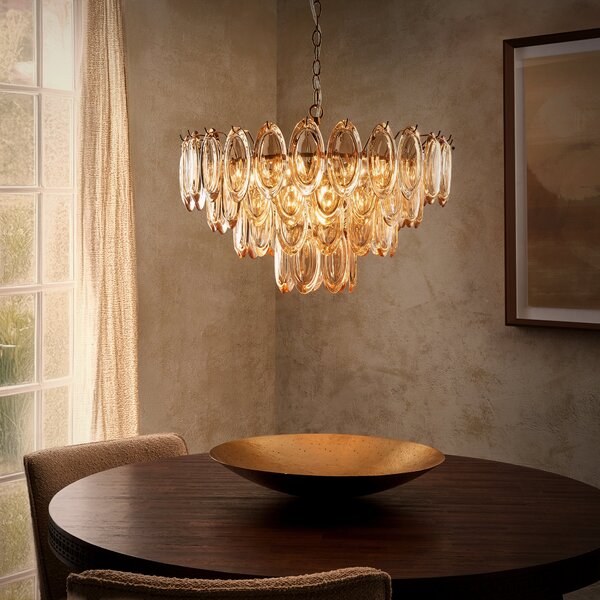 Dusk 9 Light Adjustable Chandelier