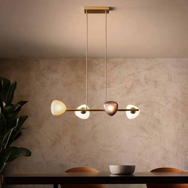 Pebble 4 Light Adjustable Diner Ceiling Light