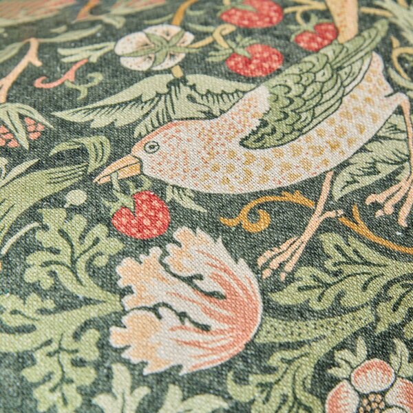 William Morris At Home Strawberry Thief Tassels Cushion