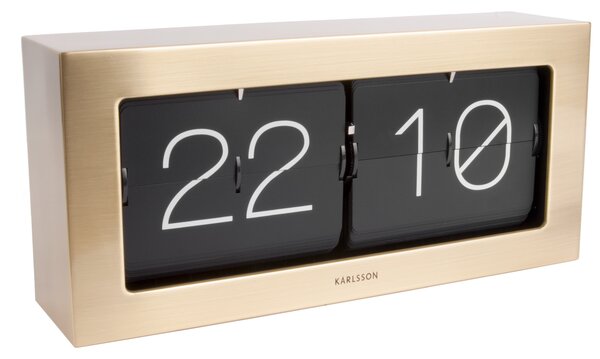 Karlsson XL Boxed Flip Mantel Clock