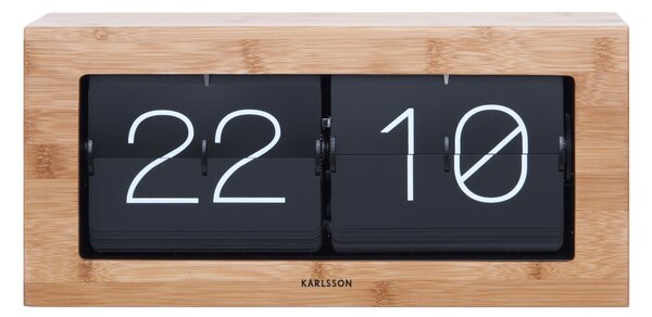 Karlsson XL Boxed Flip Mantel Clock