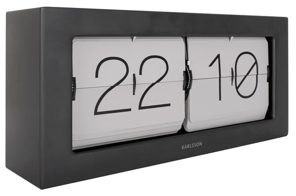 Karlsson XL Boxed Flip Mantel Clock