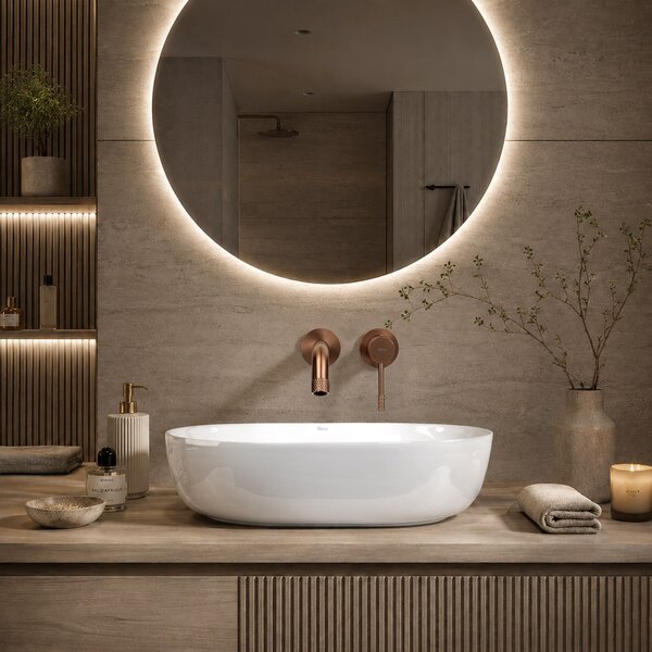 Ceramic Countertop Basin CLEO 50 White - REA