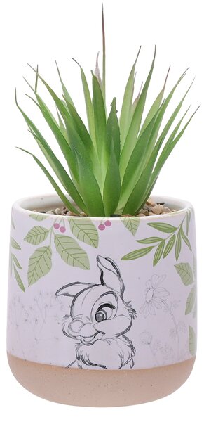 Set of 2 Artificial Succulents in Disney Bambi Plant Pots