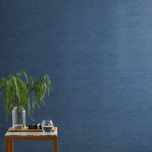 Grasscloth Plain Wallpaper