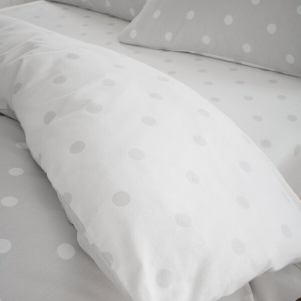 Catherine Lansfield Brushed Cotton Polka Dot Fitted Sheet