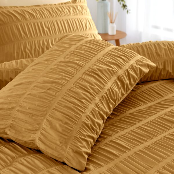 Catherine Lansfield Seersucker Duvet Cover Set