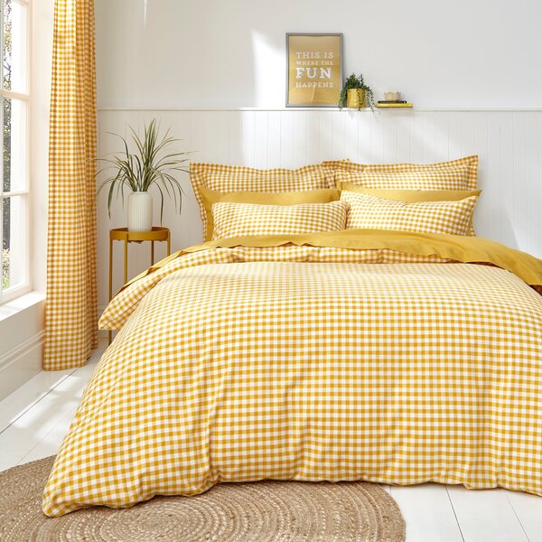 Portloe Gingham Woven Cotton Standard Pillowcase Pair