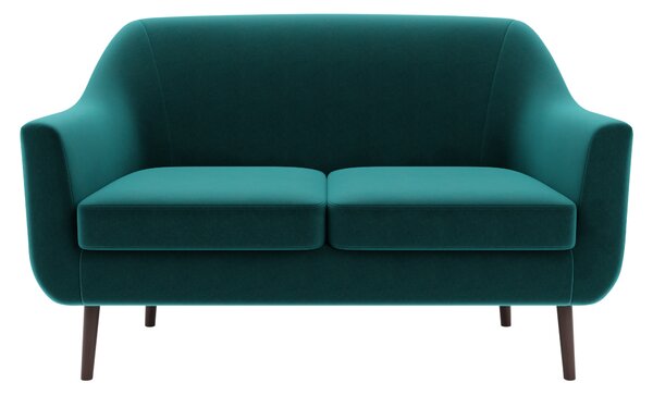 Eddie Velvet 2 Seater Small Tub Sofa