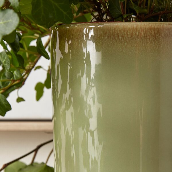 Reactive Glaze Ceramic Plant Pot