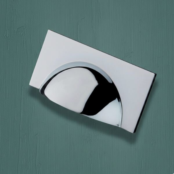 Monmouth Cup Handle with Rectangular Backplate