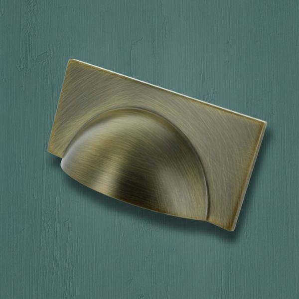 Monmouth Cup Handle with Rectangular Backplate