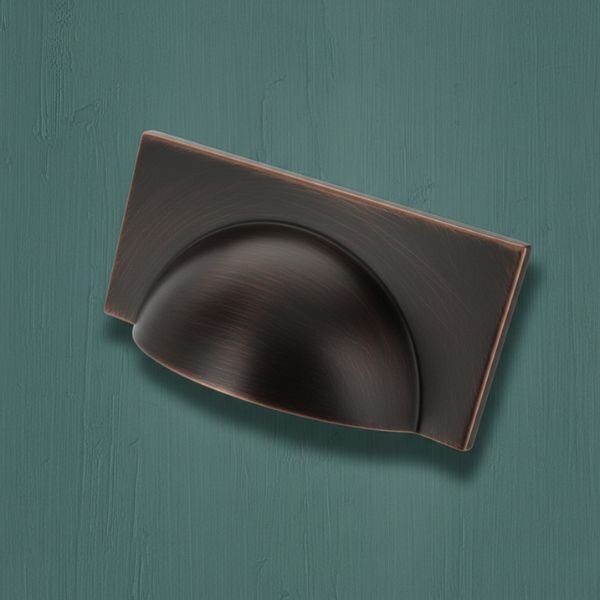 Monmouth Cup Handle with Rectangular Backplate