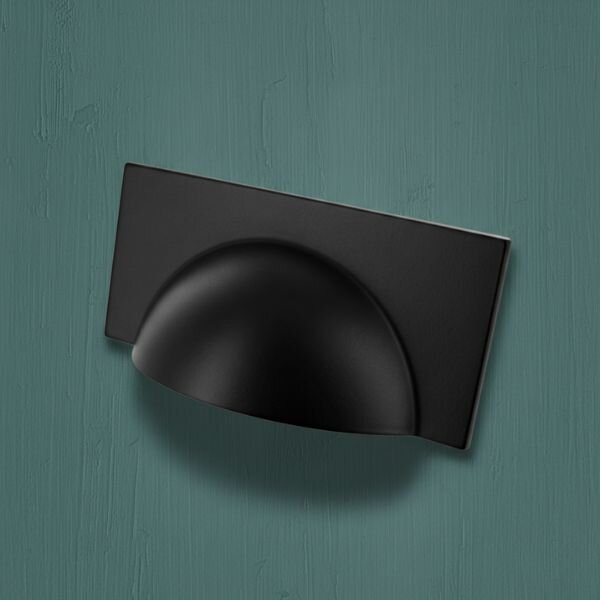 Monmouth Cup Handle with Rectangular Backplate