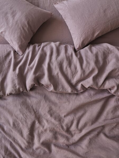 Elderberry 100% Linen Duvet Cover | King | Piglet in Bed