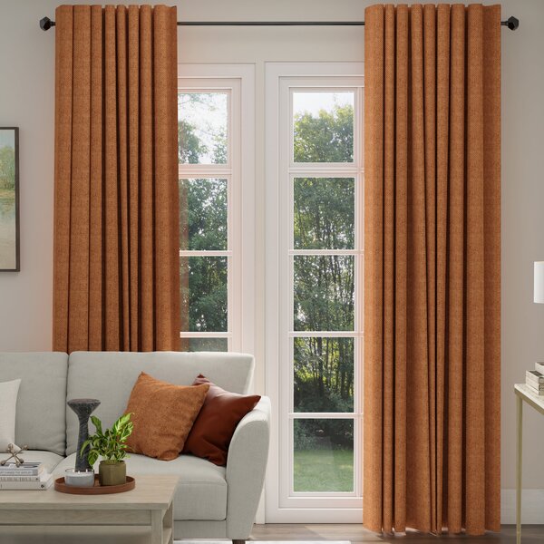ANTE DECOR Eden Made To Measure Curtains Terracotta