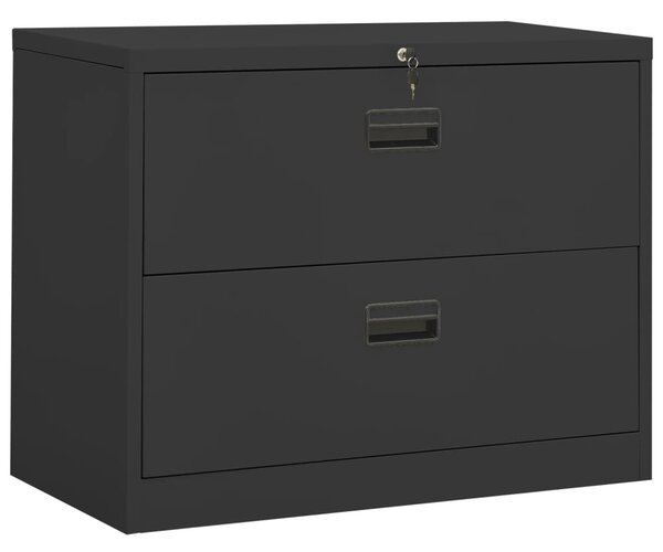 Filing Cabinet Anthracite 90x46x72.5 cm Steel