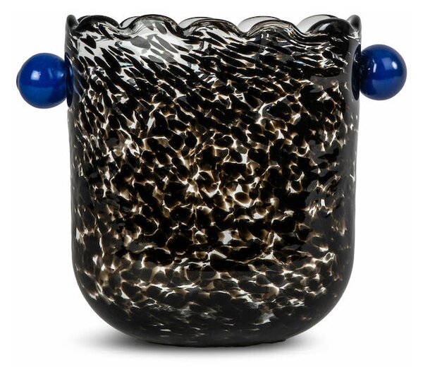 Byon Messy vase-wine cooler Black-blue