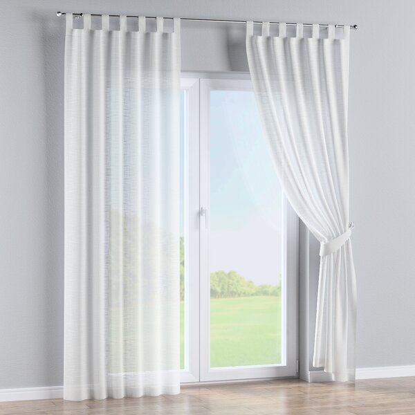 Tab top curtain