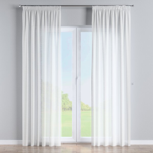 Pencil pleat curtain
