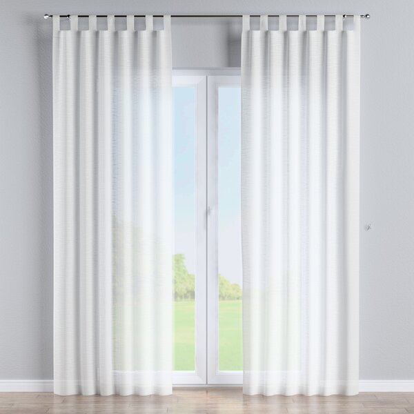 Tab top curtain