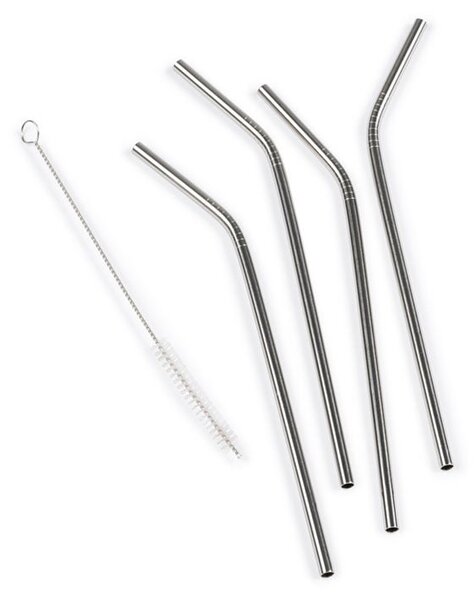 Funktion Function straws 4-pack Steel