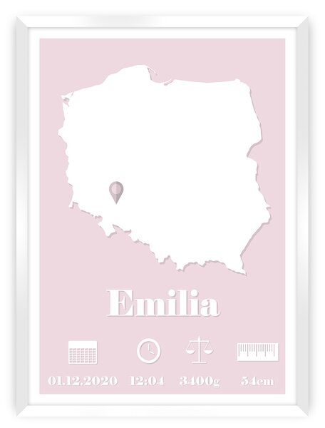 The Map baby rose birth metrics