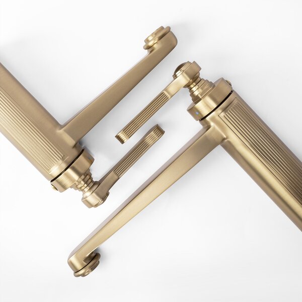 Bathroom faucet Rea Monaco Gold Brush Low