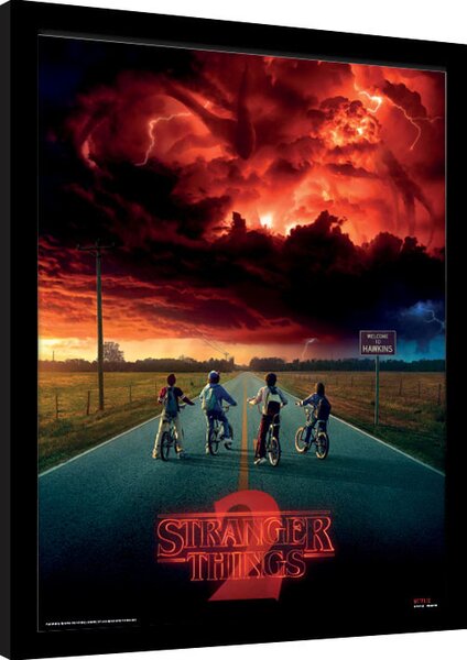 Framed poster Stranger Things - Mind Flayer