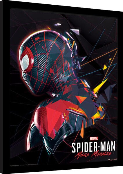 Framed poster Spider-Man Miles Morales - System Shock