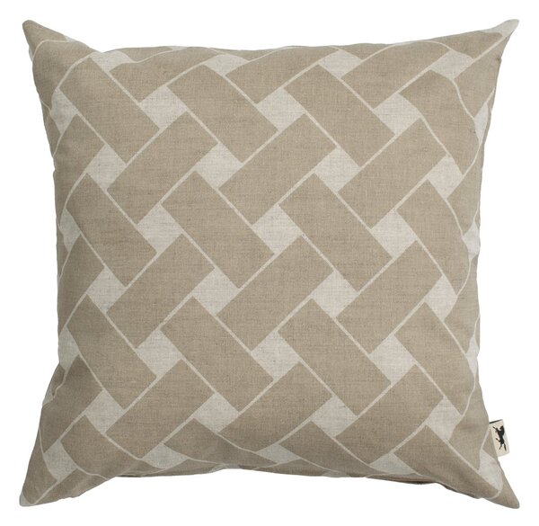 Almedahls Korg XL Cushion Cover 47x47 cm Nature taupe