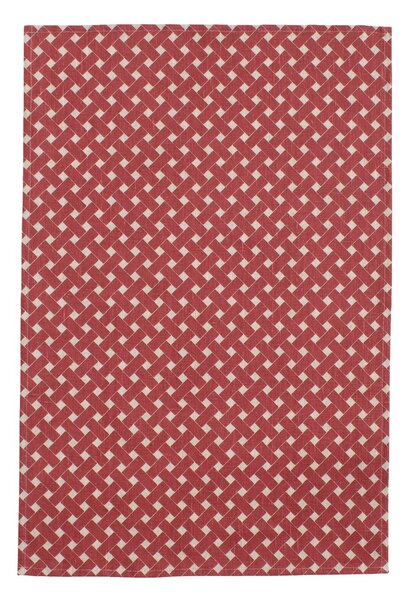 Almedahls Basket kitchen towel 47x70 cm Red