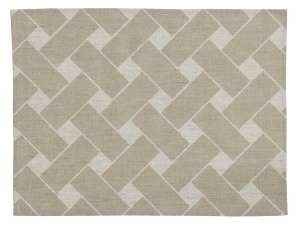 Almedahls Basket XL placemat 34x45 cm 2-pack Natural taupe