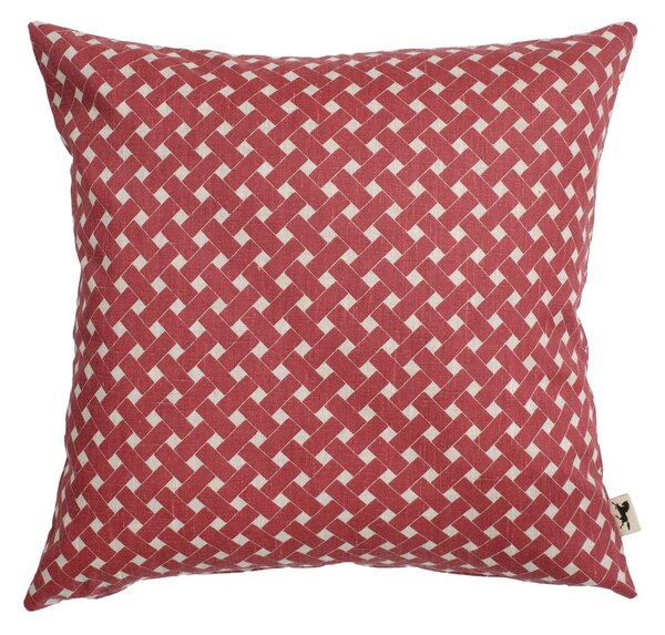 Almedahls Basket cushion cover 47x47 cm Red