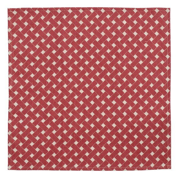 Almedahls Basket napkin 45x45 cm 2-pack Red