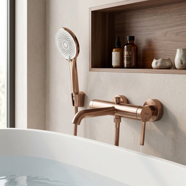 Bath faucet REA Rivo Brush Copper