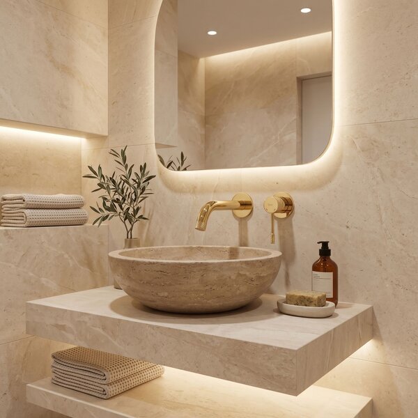 Wall Mounted faucet REA Venti Gold