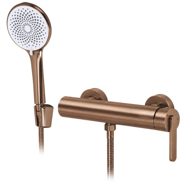 Bathtub faucet REA Ontario Side Brush Copper